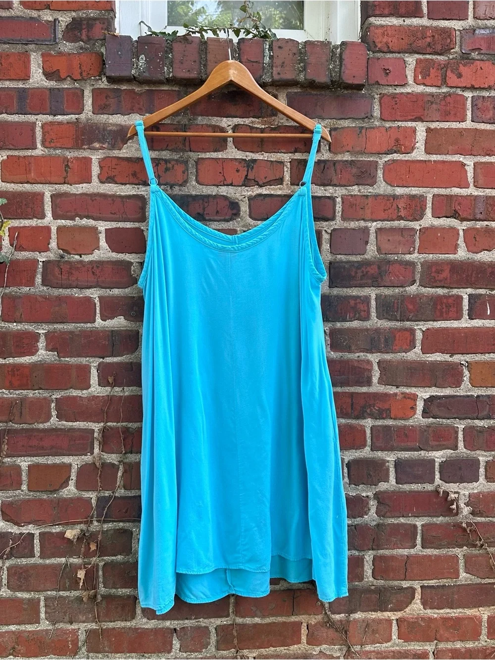Torrid Mini Tank Dress Sundress Coverup Light Blue Pool Turquoise Size 4 4X 26 - Picture 6 of 8
